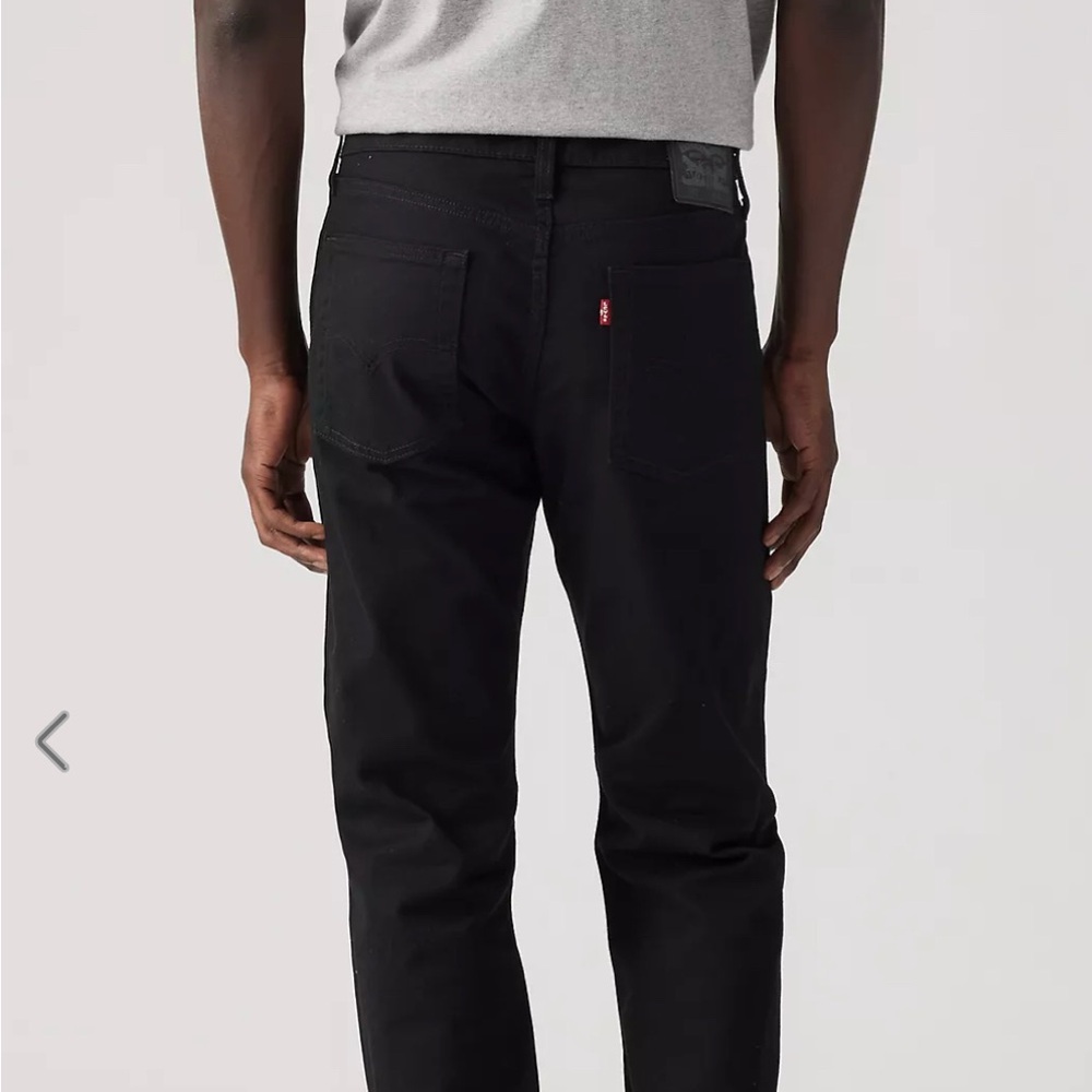 Levi's Men's Black Straight Jeans
